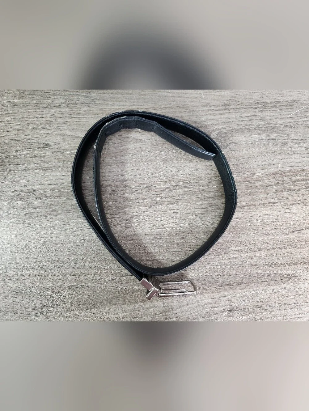 COACH Heritage Signature Coated Canvas Reversible Black Belt